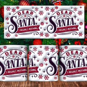 dear santa puff mug