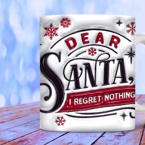 dear santa puff mug