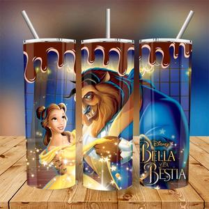 tumbler design with beast. please meaase me with design .