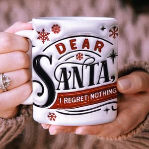 dear santa puff mug