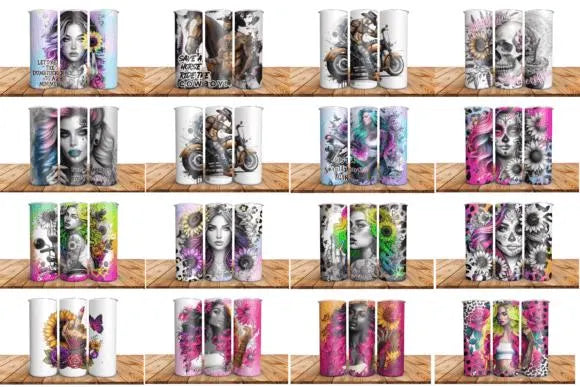 Badass 20oz Tumbler Wrap Bundle Png Wrap