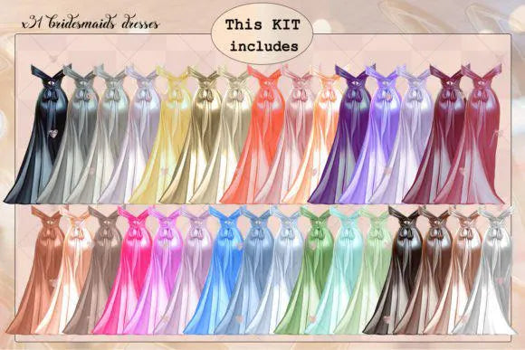 Wedding Clipart PNG Bride and Bridesmaid Home Graphics Unique Print Mock-ups Wedding Clipart PNG Bride and Bridesmaid