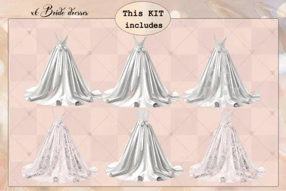 Wedding Clipart PNG Bride and Bridesmaid Home Graphics Unique Print Mock-ups Wedding Clipart PNG Bride and Bridesmaid