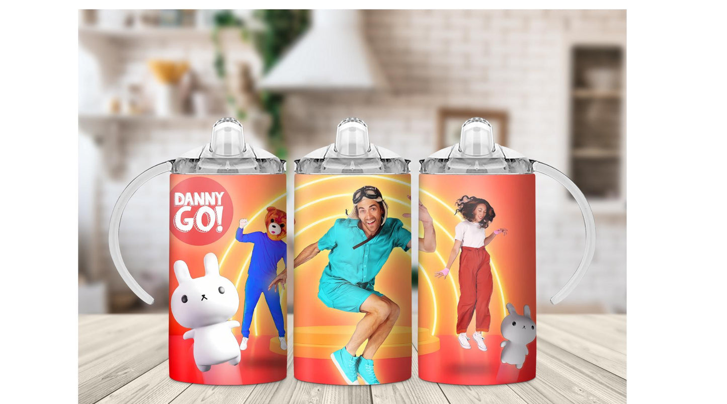 12oz Danny Go Kids Sippy Cup Wrap digital download x5