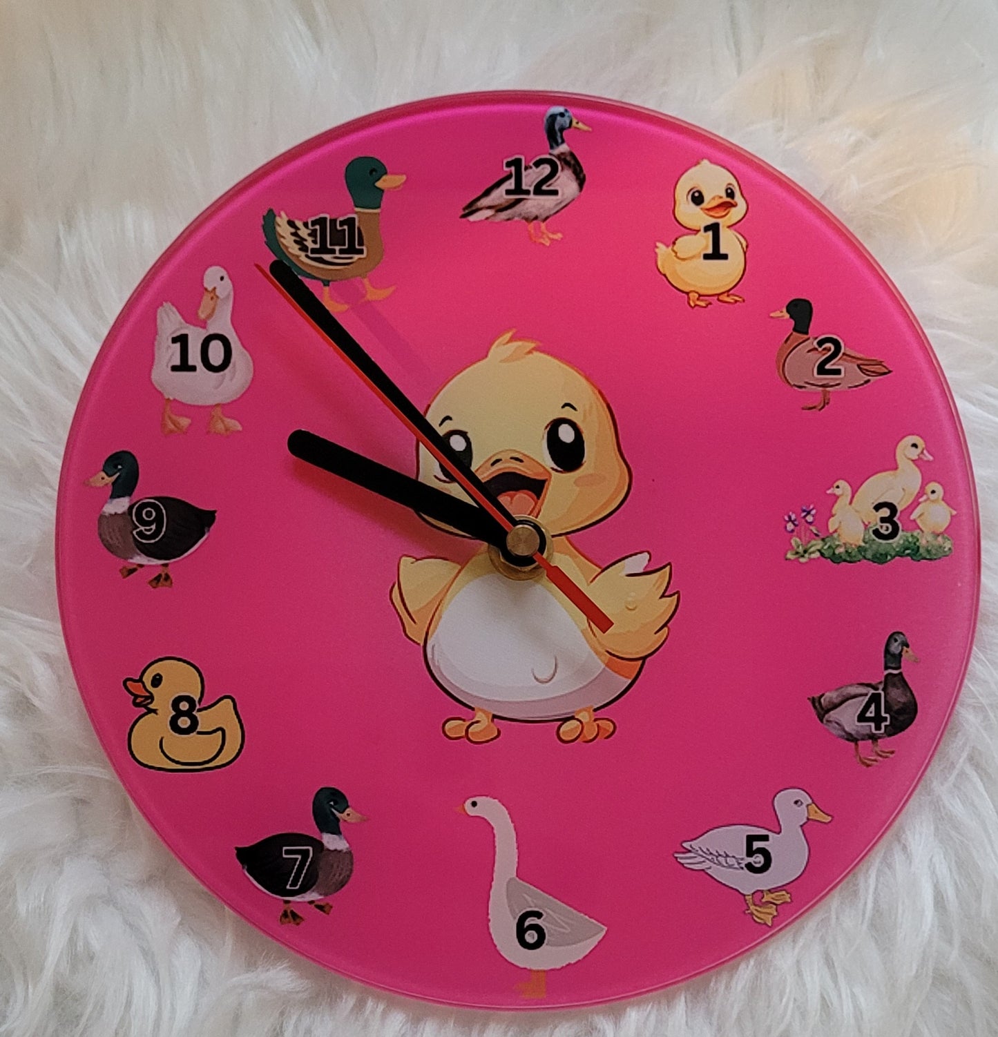 20cm personalised photo clock