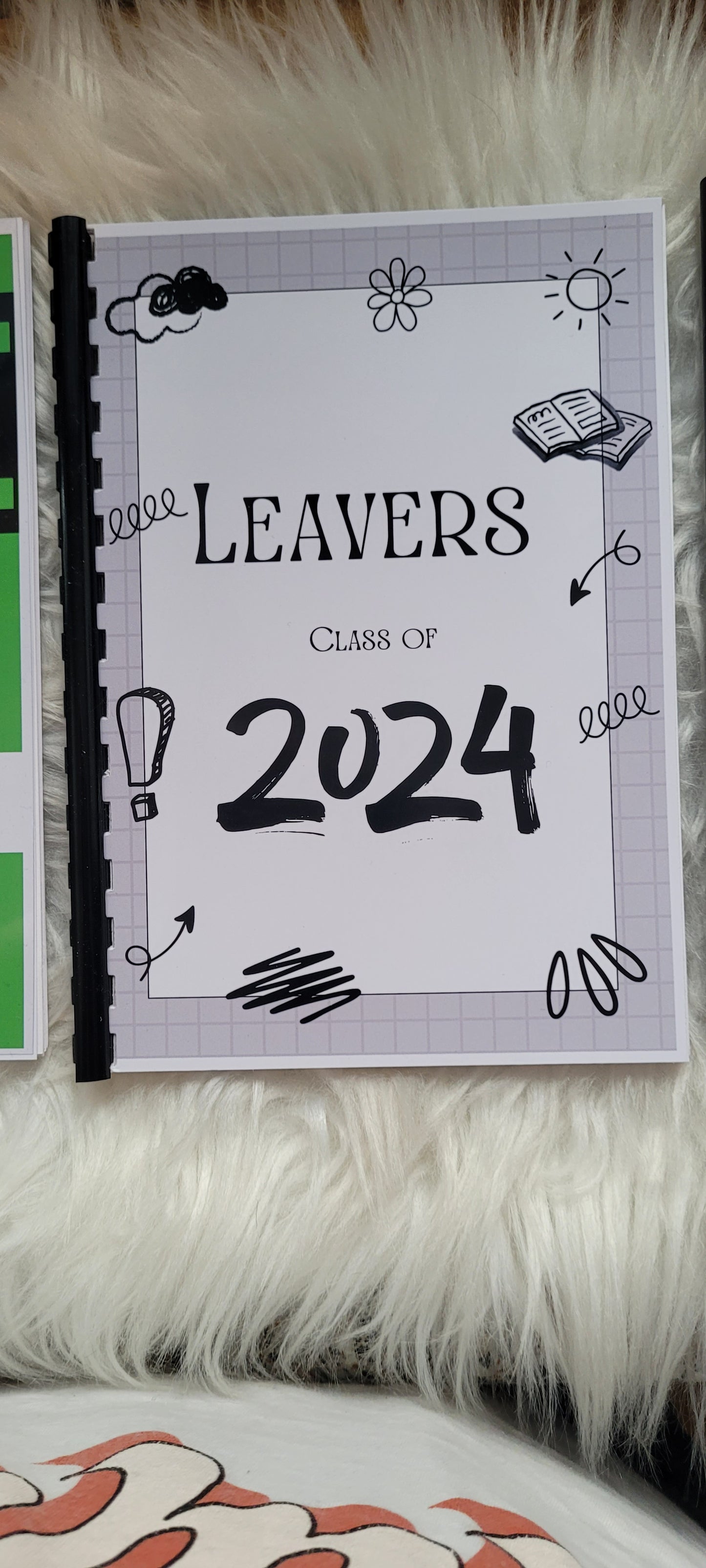 A5 leavers books ( personalised if required)