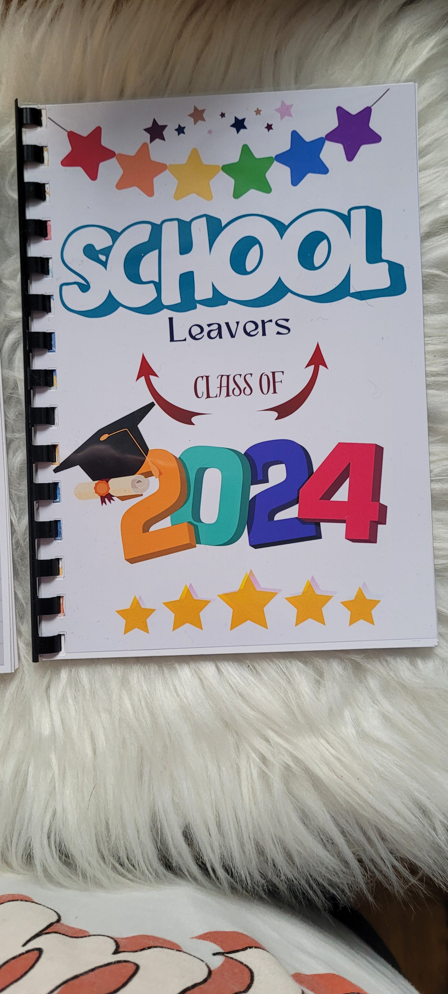 A5 leavers books ( personalised if required)