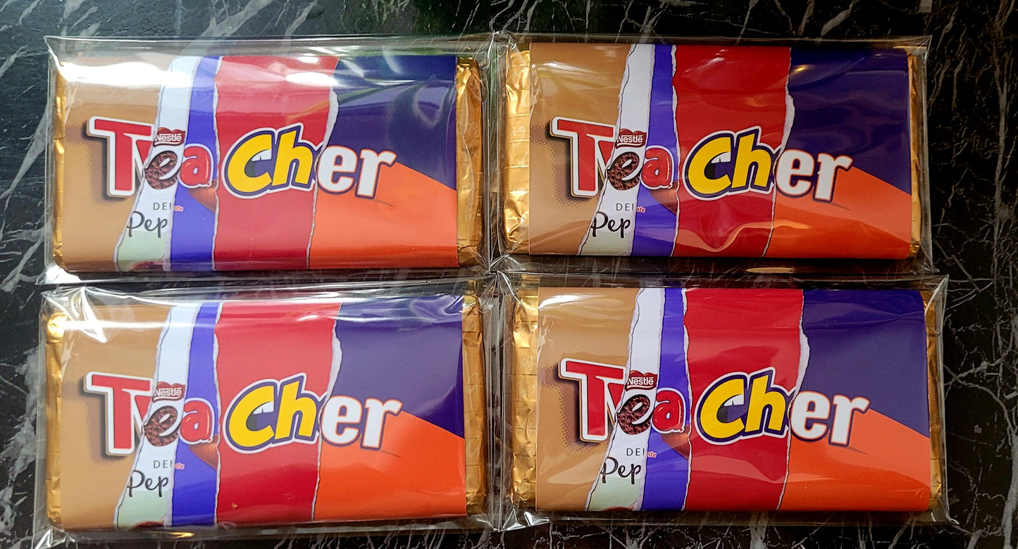 Teacher chocolate bar