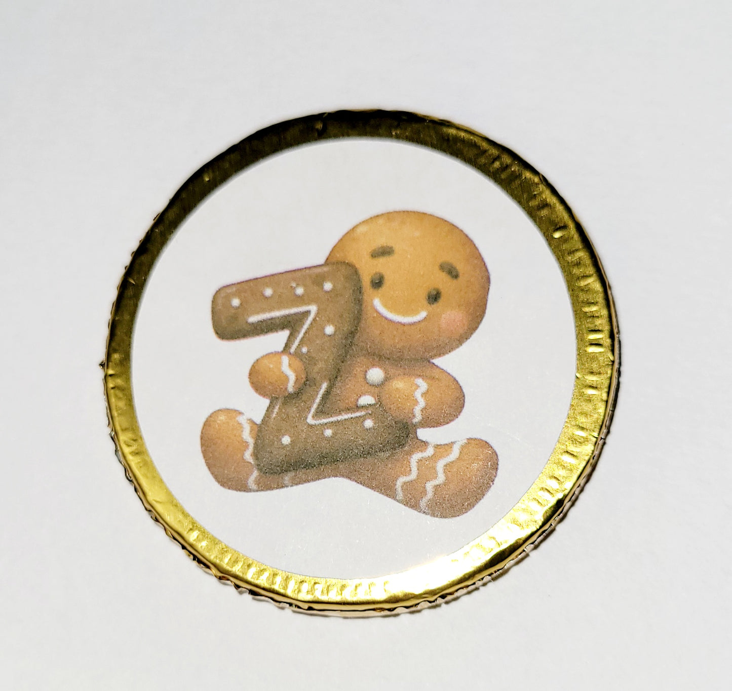 Personalised chocolate coins