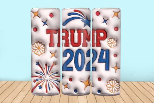 3d Inflated Trump 2024 Tumbler