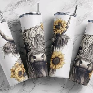 cute cow tumbler