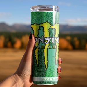 monster tumblers glittery 20oz