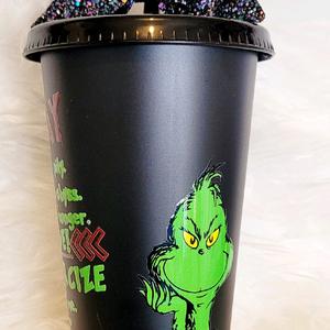 christmas cold cup wirh free bow topper