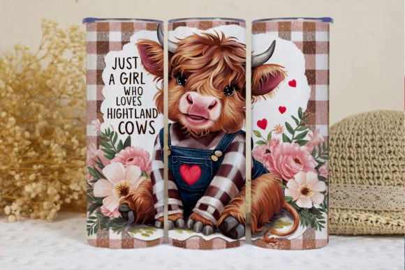 Highland cow 20oz tumblers