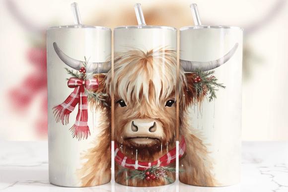 Highland cow 20oz tumblers