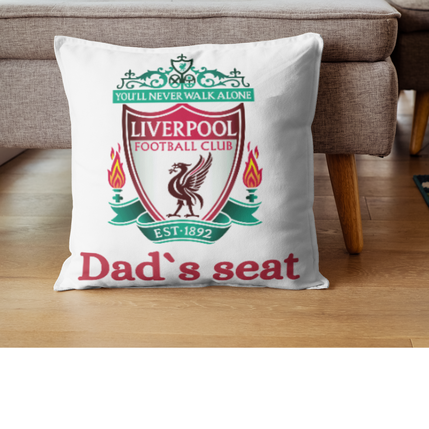 Dads football cushion