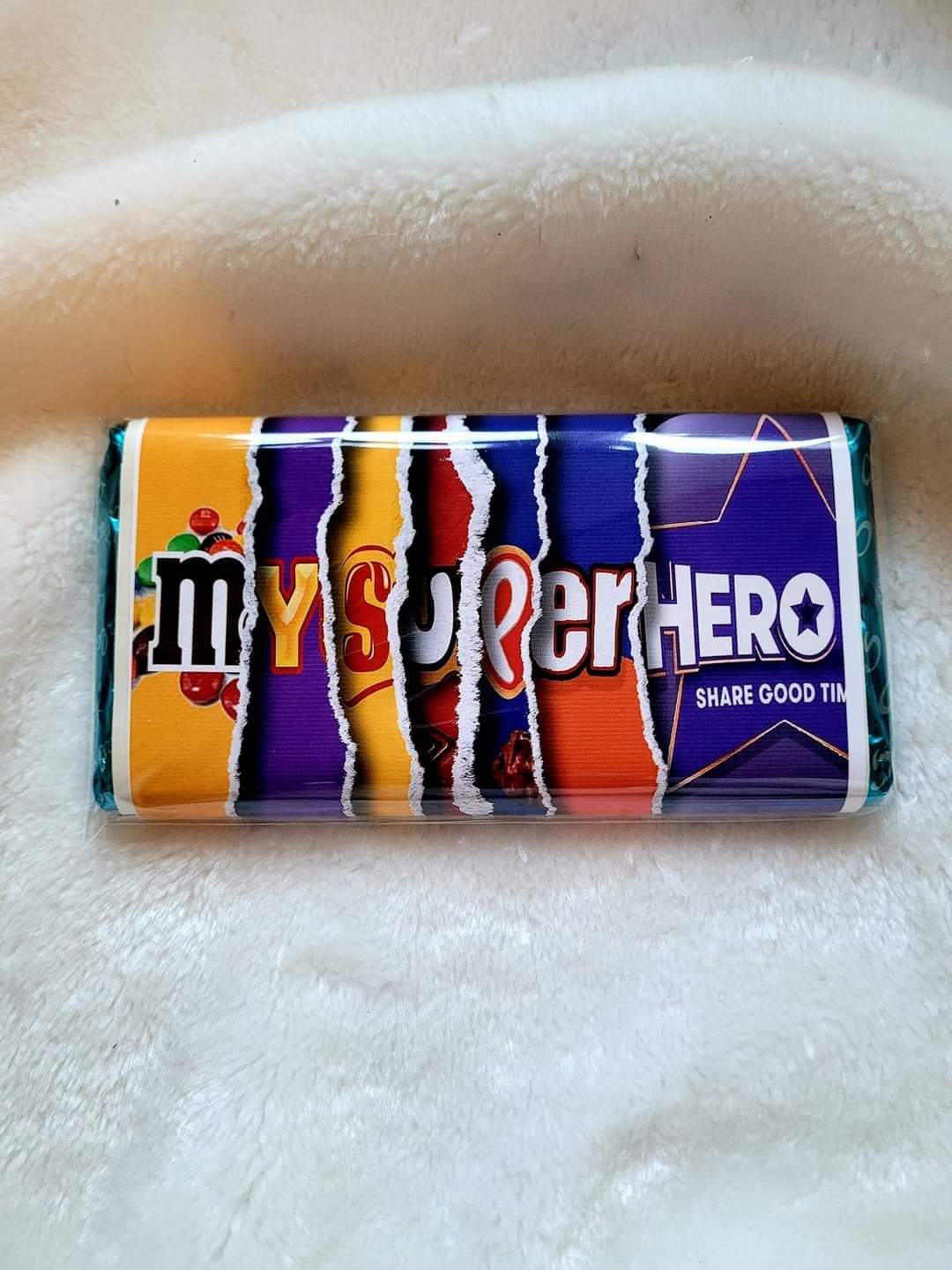 Chocolate wrapper only