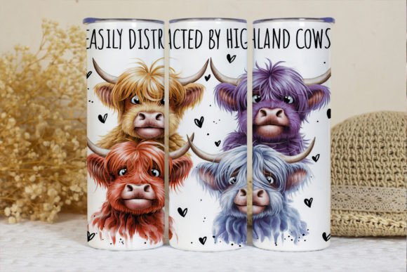 Highland cow 20oz tumblers