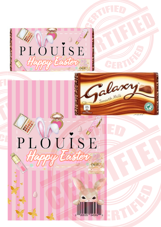 Easter Plouise chocolate wrapper only