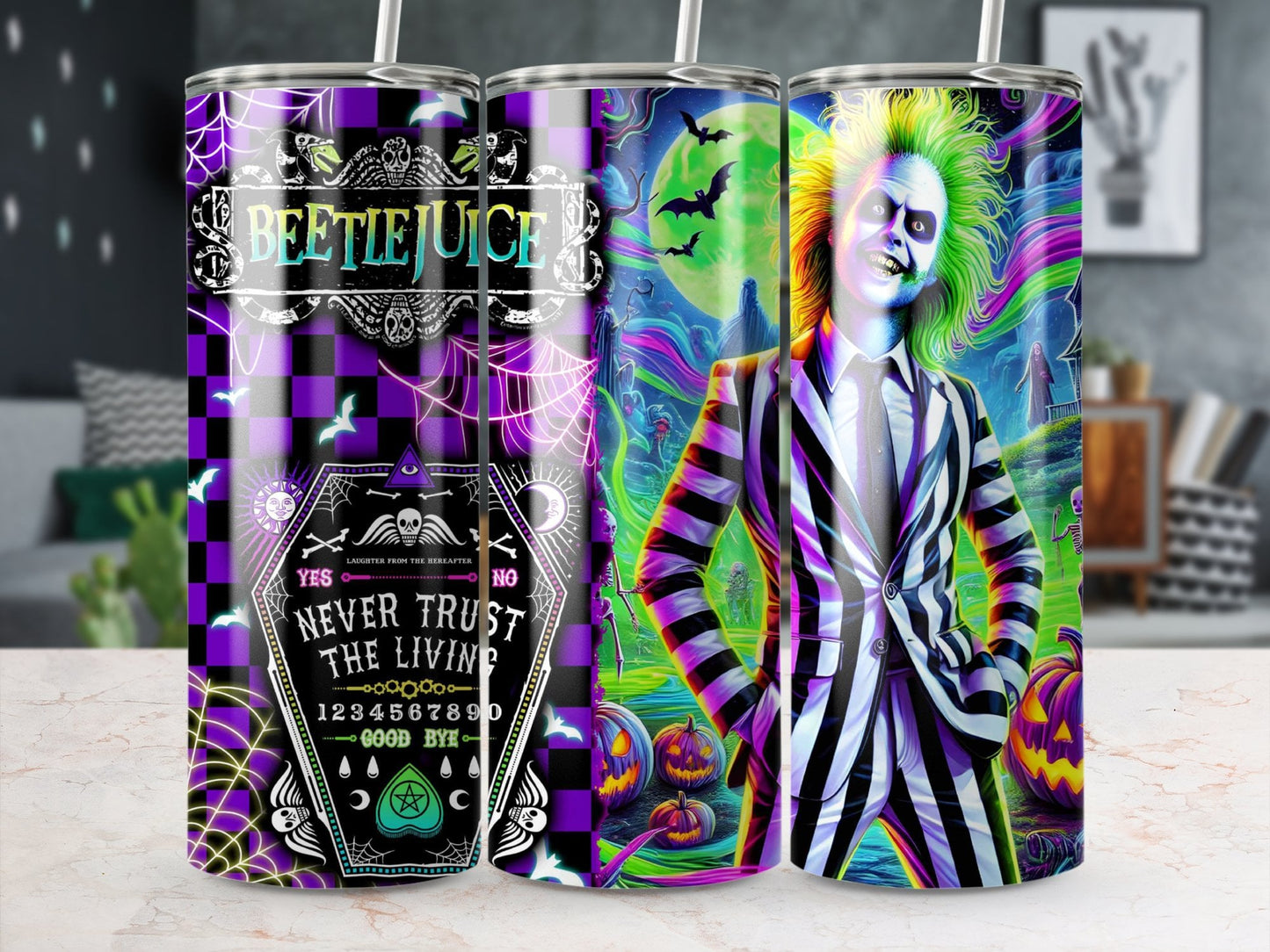 Beetlejuice 20oz tumbler