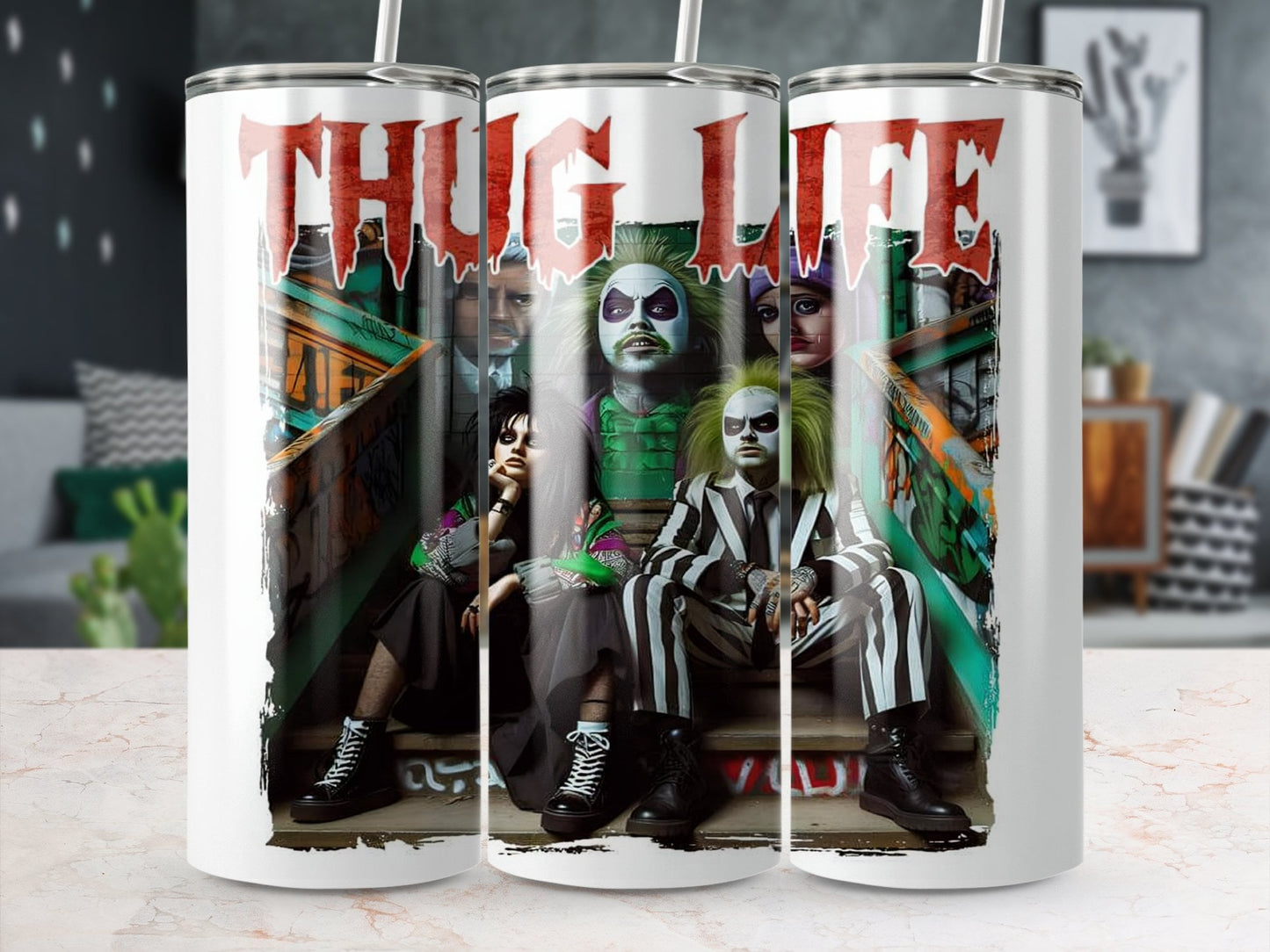 Beetlejuice 20oz tumbler