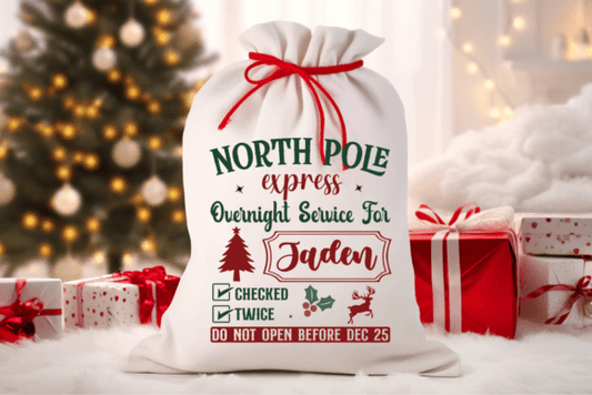 Digital santa sack designs