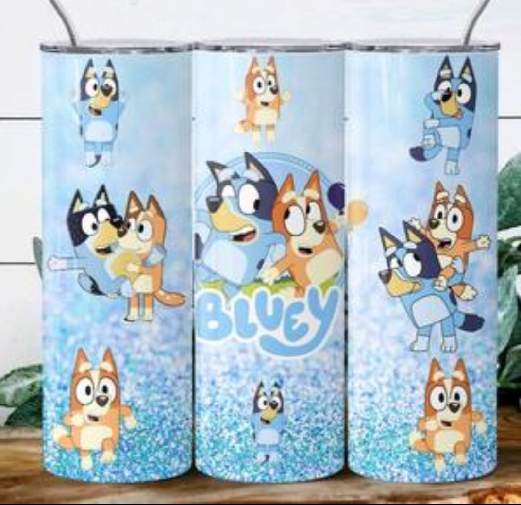 15oz bluey tumbler