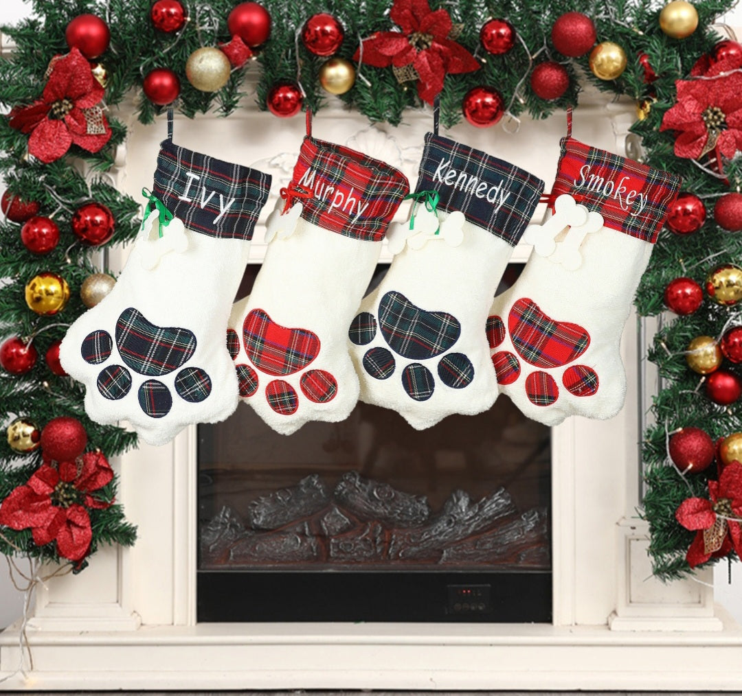 Dog christmas stockings