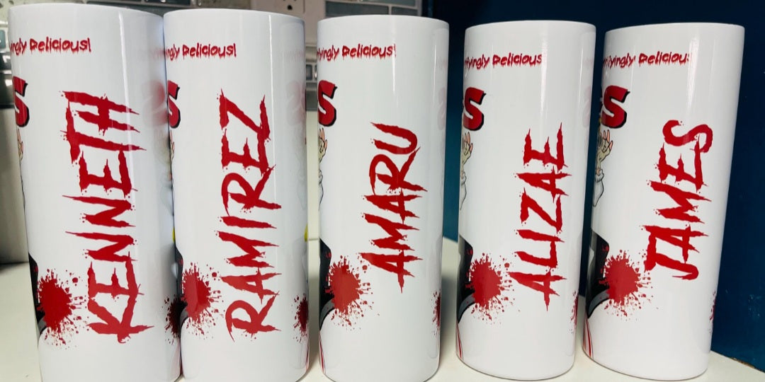 Art personalised tumbler