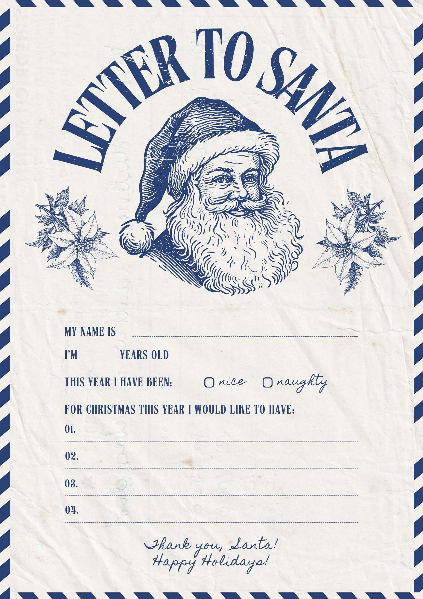 Free letters to santa digital