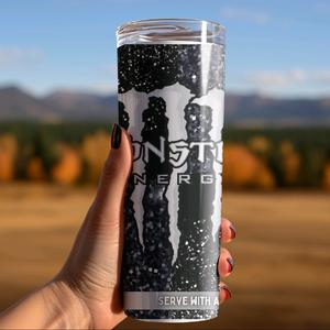 monster tumblers glittery 20oz