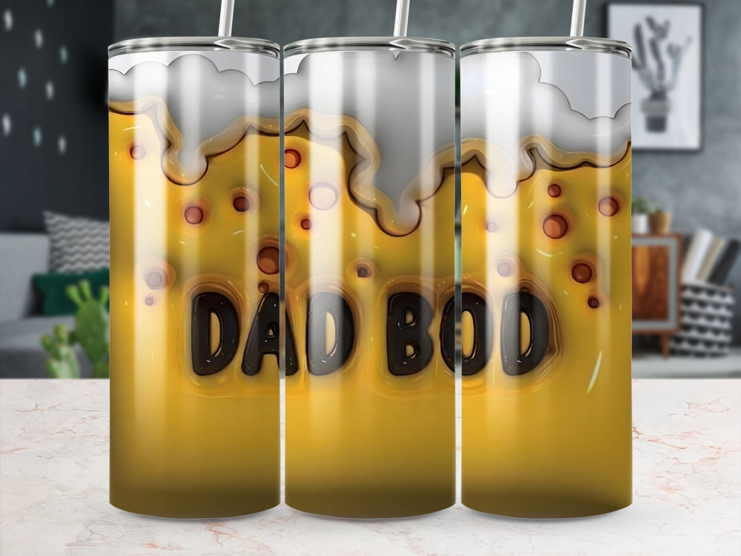 DAD bod beer tumbler