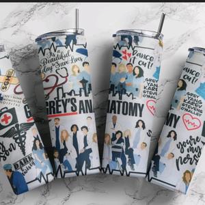 Greys anatomy 20oz tumbler