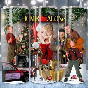 Home alone 20oz tumbler