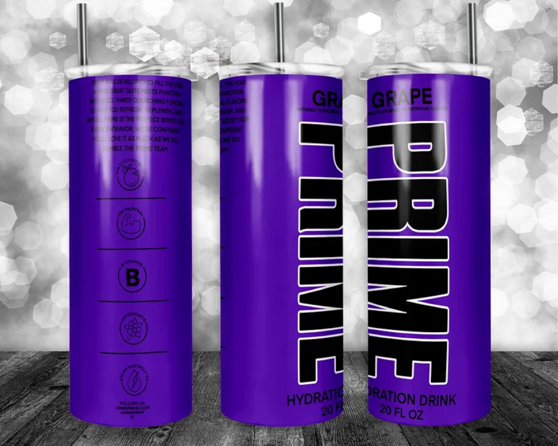 prime 20oz tumbler sublimation wrap only minimum purchase of 3