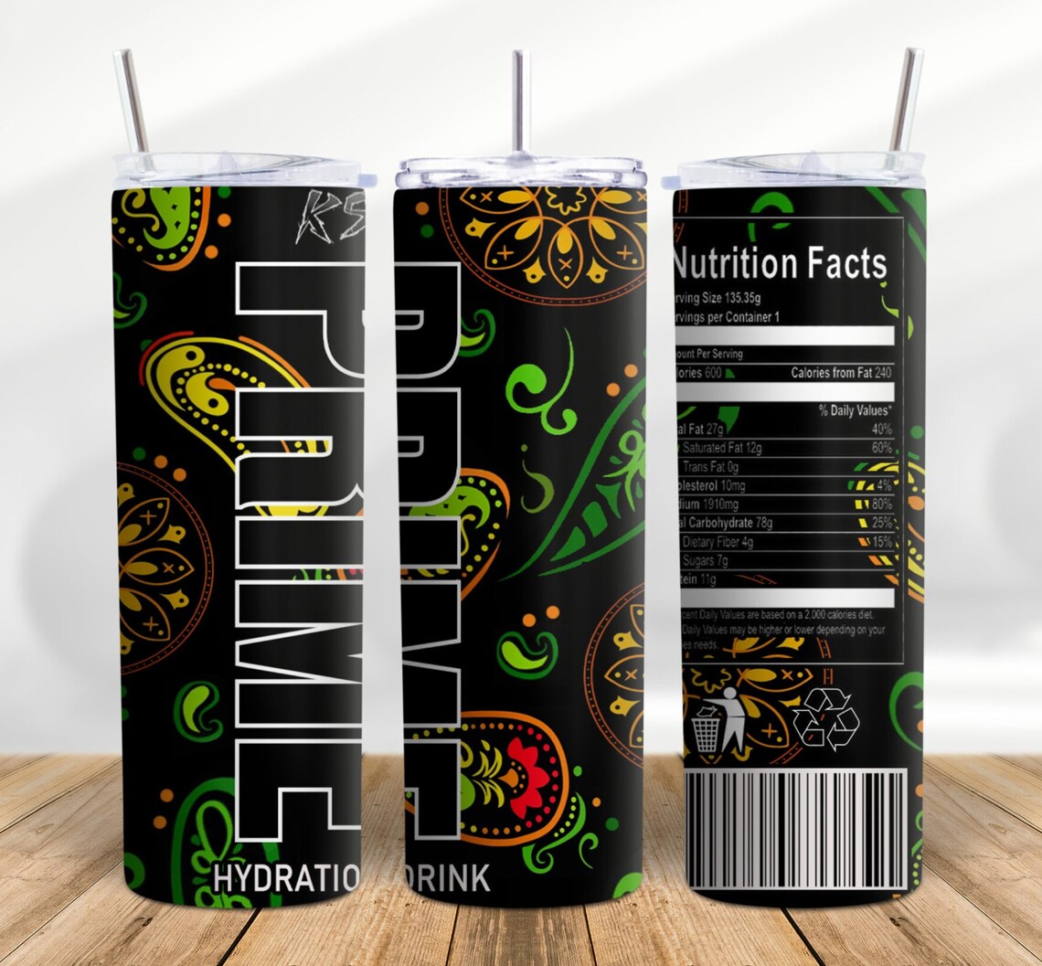 prime 20oz tumbler sublimation wrap only minimum purchase of 3