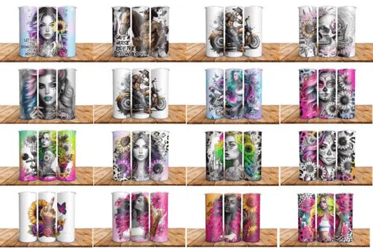 Badass 20oz Tumbler Wrap Bundle Png Wrap