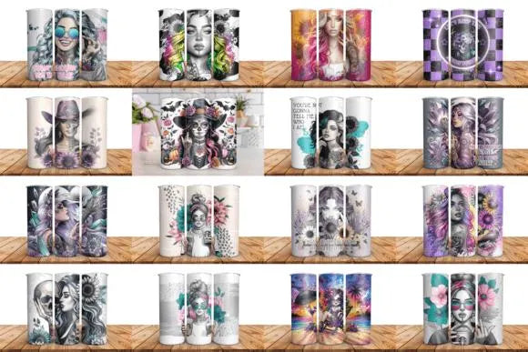 Badass 20oz Tumbler Wrap Bundle Png Wrap