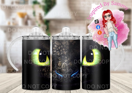 Toothless digital 12oz tumbler design movie