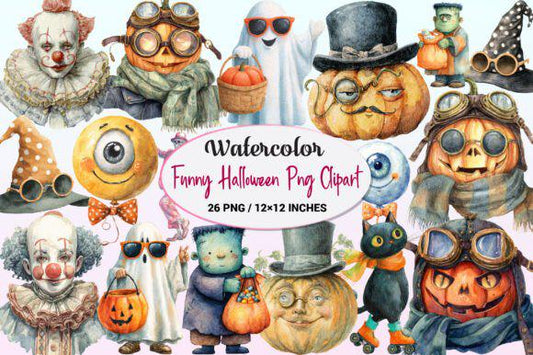 Funny Halloween Clipart.
