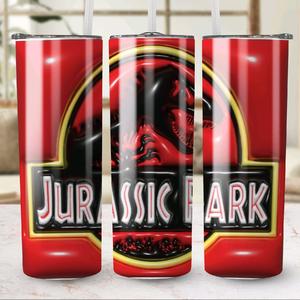 Jurassic park 20oz tumbler