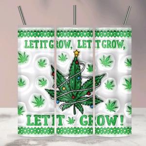 let it grow 20oz tumbler