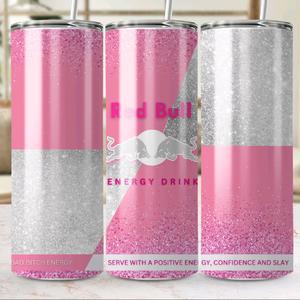 Redbull sublimation 20oz tumbler prints