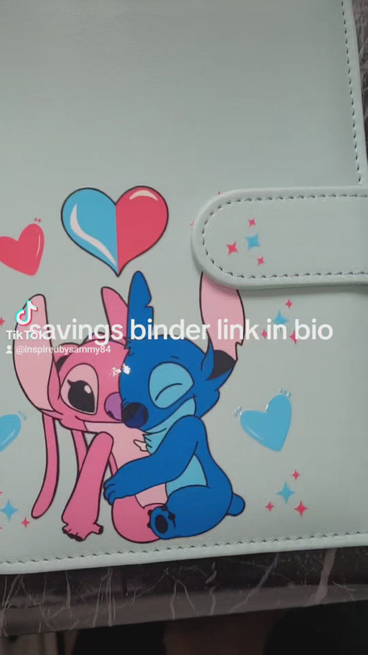 Stitch savings binder