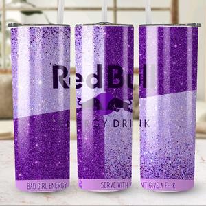 Redbull sublimation 20oz tumbler prints