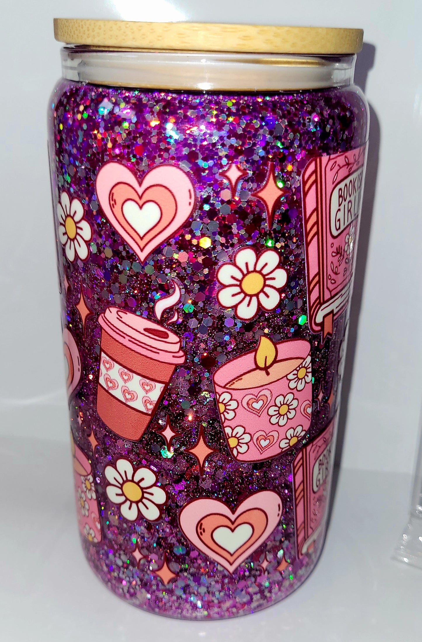 Bookish girlie 16oz snowglobe
