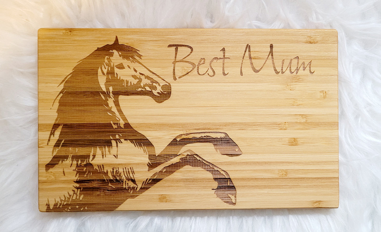 Best mum horse cutting board