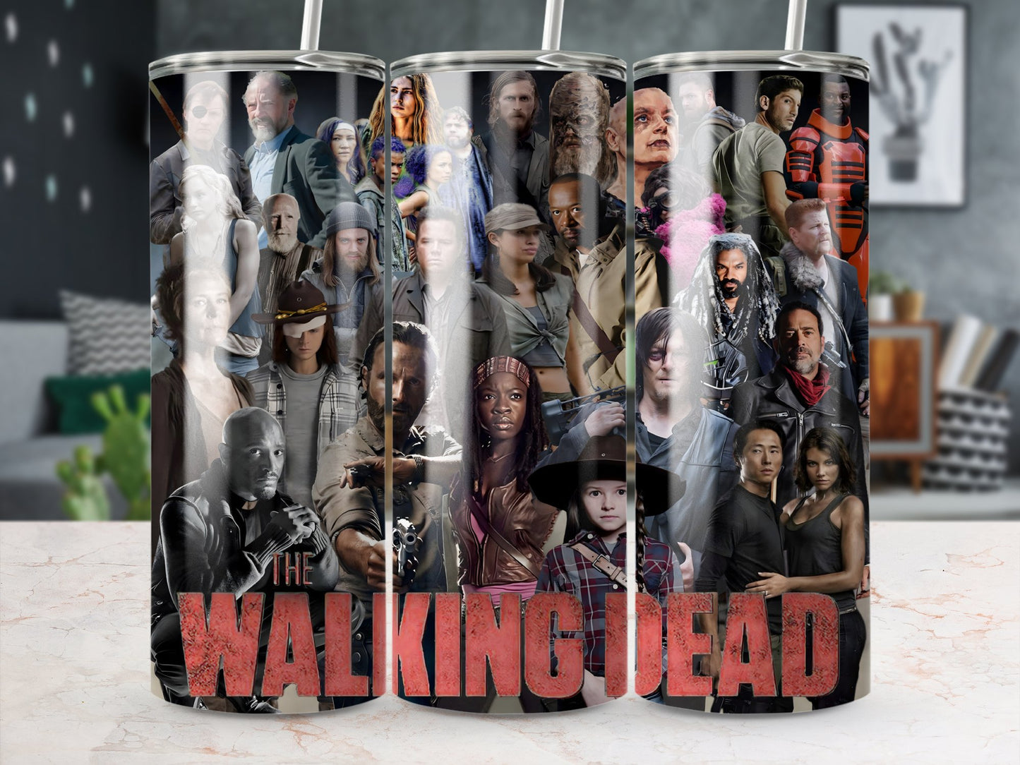 The walking dead tumbler