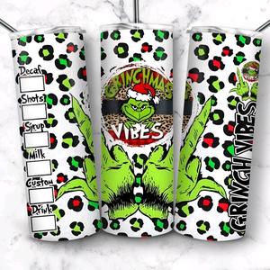 The Grinch 20oz tumbler digital file